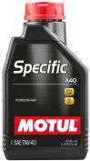 Motul Specific A40 SAE 0W-40